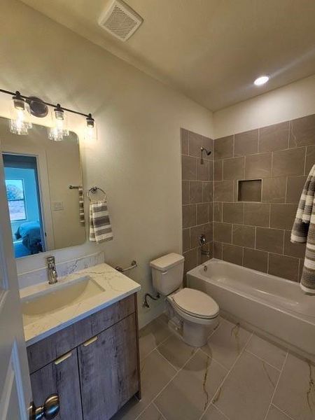 Furnished interior view inside a new home in , Houston (Image 9).
