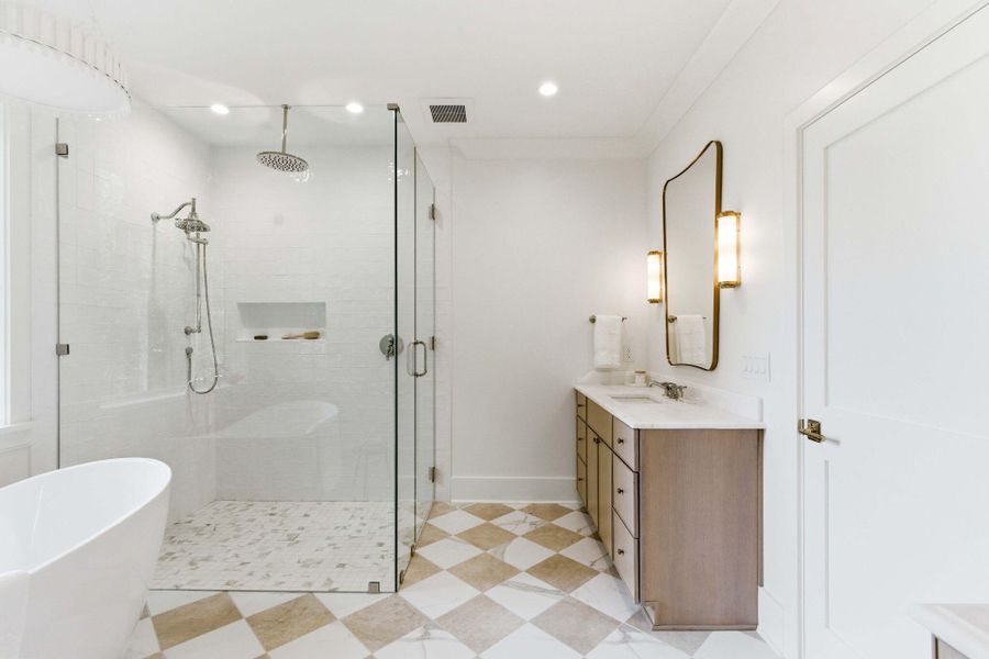 Furnished interior view inside a new home in , Mount Pleasant (Image 44).