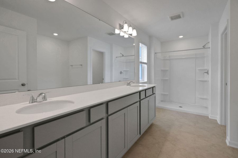 Furnished interior view inside a new home in Amberly, Green Cove Springs (Image 11).