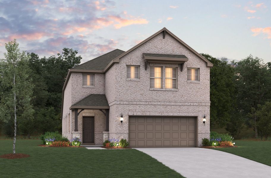 Representative exterior photo of a completed home built from the Lantana by Beazer Homes in Churchill: Fields 40', Anna, TX (Image 9). Representative exterior photo of a completed home built from the Lantana by Beazer Homes in Churchill: Fields 40', Anna, TX (Image 9).