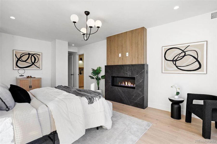 Furnished interior view inside a new home in , Denver (Image 13).