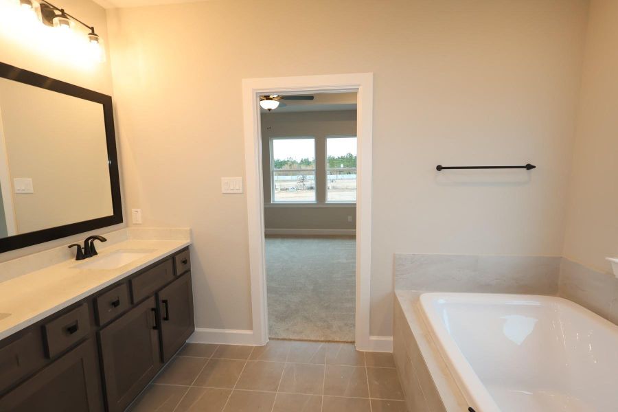 Furnished interior view inside a new home in COLTON 45' Homesites, Todd Mission (Image 4).