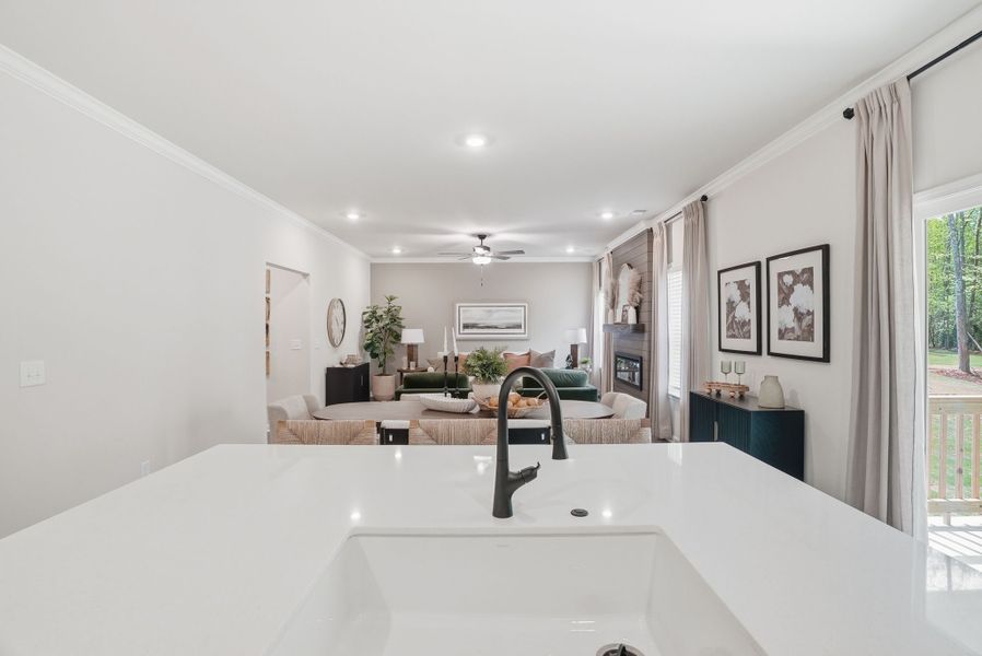 Representative furnished interior of a home built from the Myrtle Select M by McGuinn Homes in Broadway Lake, Anderson (Image 22).