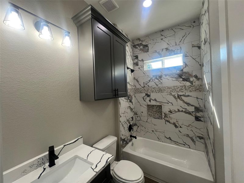 28807 Champion Oak hall bathroom