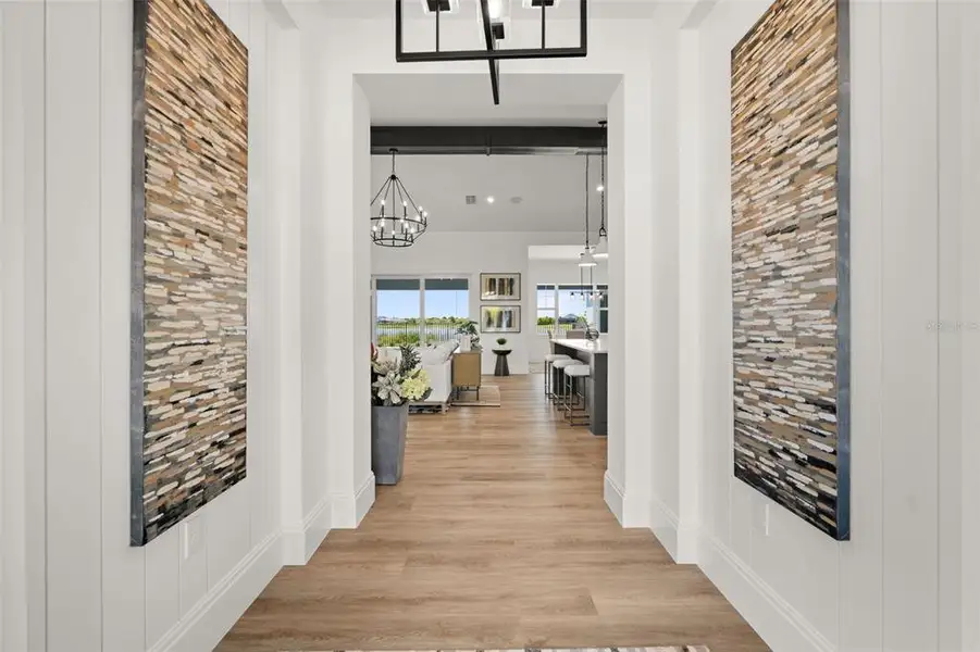 Furnished interior view inside a new home in , Punta Gorda (Image 16). Furnished interior view inside a new home in , Punta Gorda (Image 16).