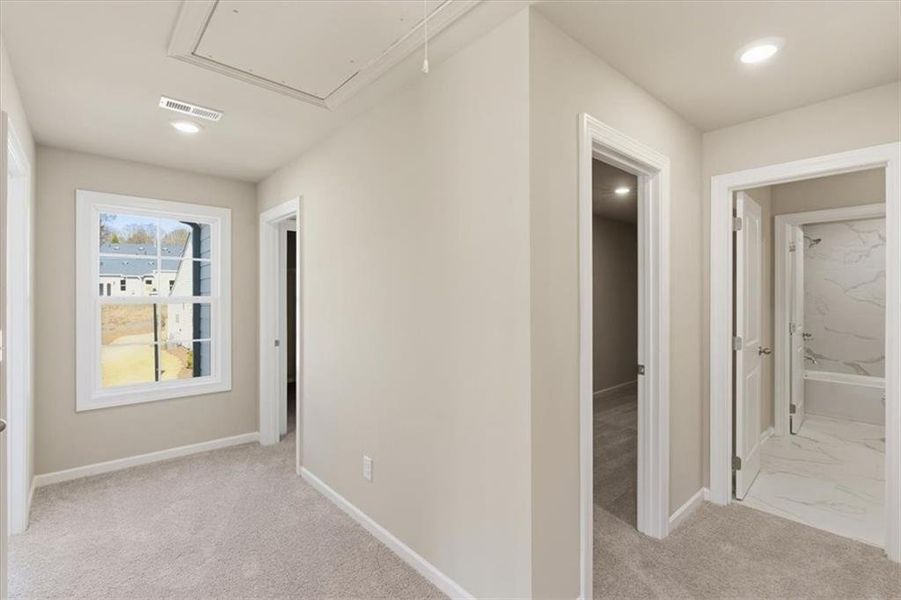 Spacious, unfurnished interior of a new home in Lakeside at Great Sky, Canton (Image 29).