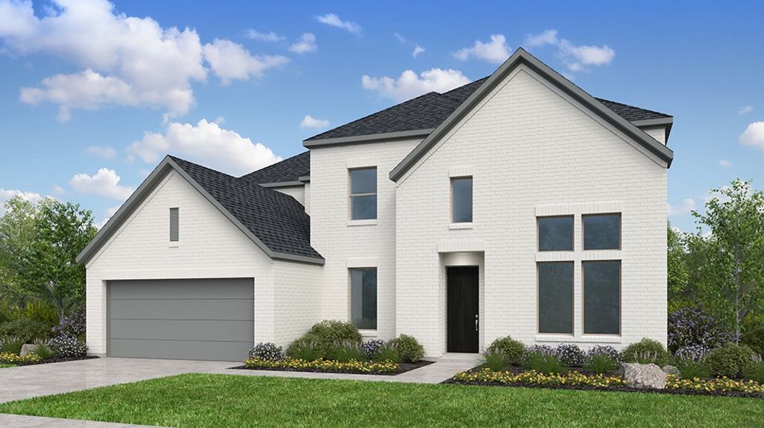 Representative exterior photo of a completed home built from the Larimar by Taylor Morrison in The Ranch at Uptown Celina, Celina, TX (Image 21). Representative exterior photo of a completed home built from the Larimar by Taylor Morrison in The Ranch at Uptown Celina, Celina, TX (Image 21).