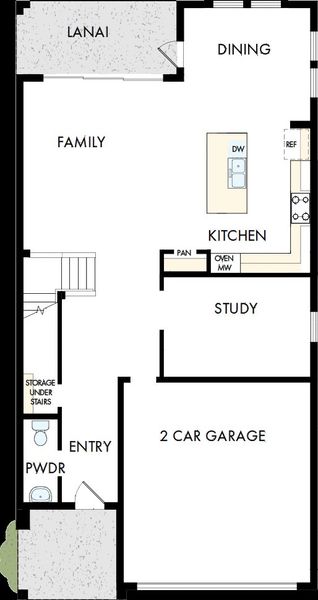 2D floor plan layout of this home in Persimmon Place – Garden Series, Wesley Chapel, FL (Image 2). 2D floor plan layout of this home in Persimmon Place – Garden Series, Wesley Chapel, FL (Image 2).