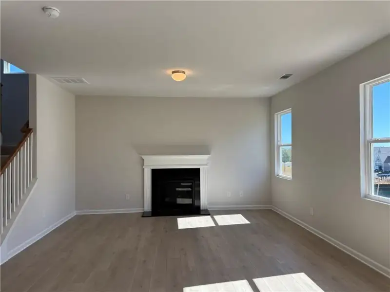 Spacious, unfurnished interior of a new home in Falls Creek, Flowery Branch (Image 15). Spacious, unfurnished interior of a new home in Falls Creek, Flowery Branch (Image 15).