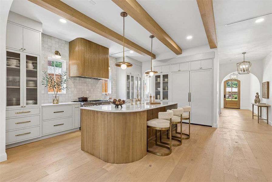 Furnished interior view inside a new home in , Dallas (Image 17).