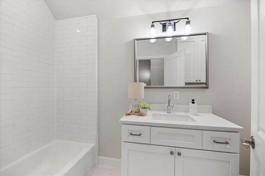 Furnished interior view inside a new home in , Granbury (Image 17).