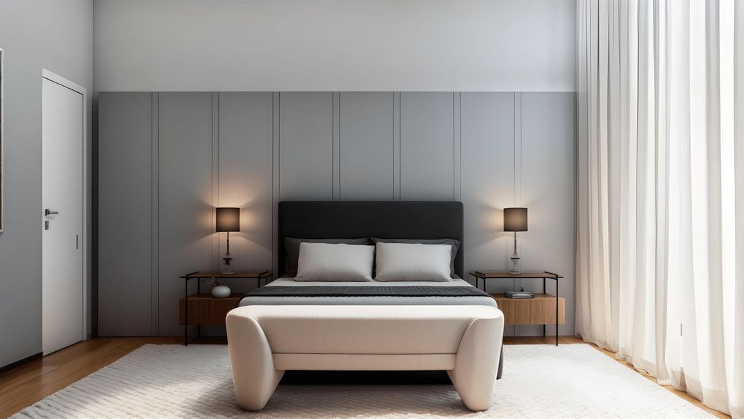 Furnished interior view inside a new home in , Delray Beach (Image 15).