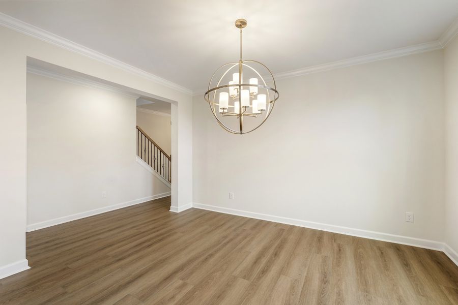 Spacious, unfurnished interior of a new home in Ridgecrest at Midway, Anderson (Image 21).