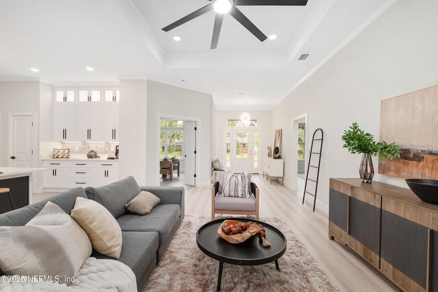 Furnished interior view inside a new home in , Gainesville (Image 43).