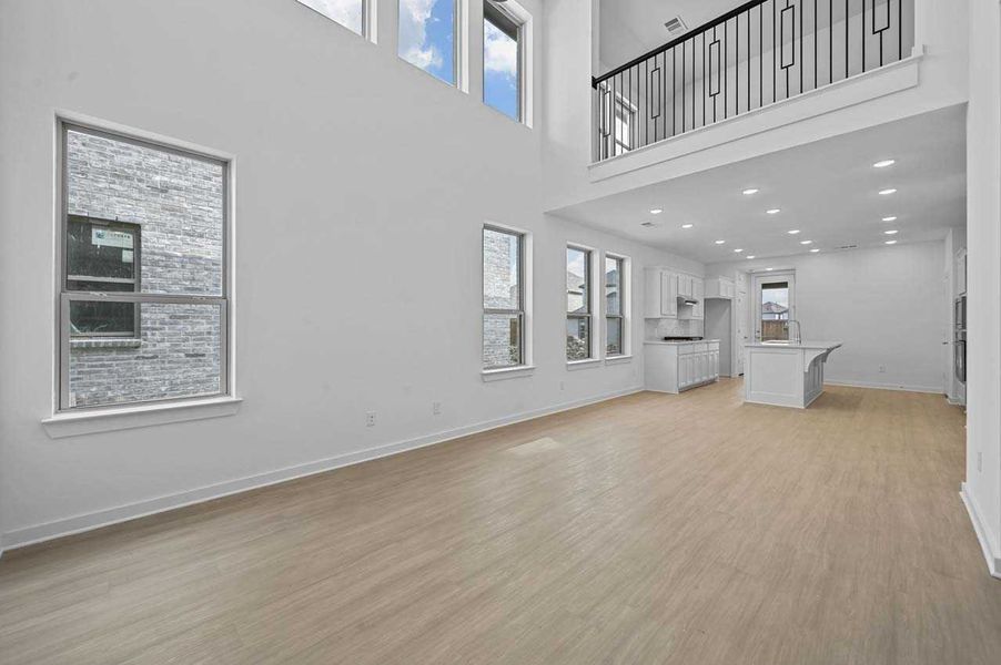 Representative Family Room - some options shown Representative Family Room - some options shown