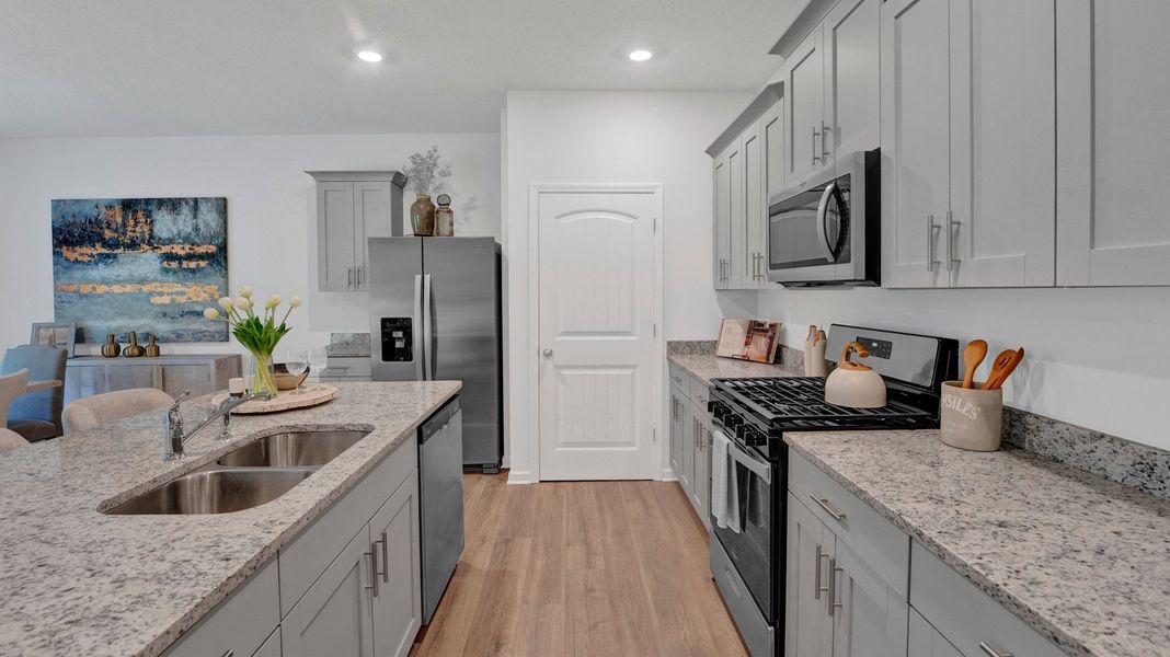 Representative furnished interior of a home built from the Cairn by D.R. Horton in Shiloh Springs, Jackson (Image 4).