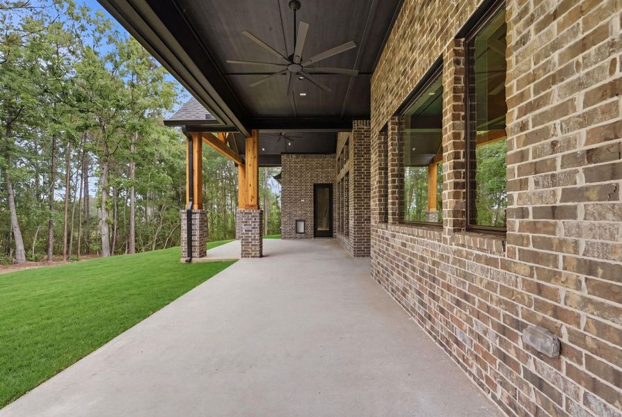 Exterior details and patio area of a home in , Montgomery (Image 28).