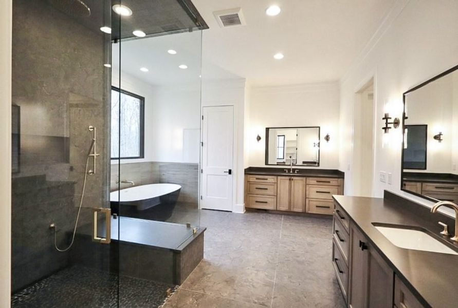 Representative furnished interior of a home built from the Thomastown by Riverstone Construction, LLC in River Gorge Ranch, Guild (Image 9).