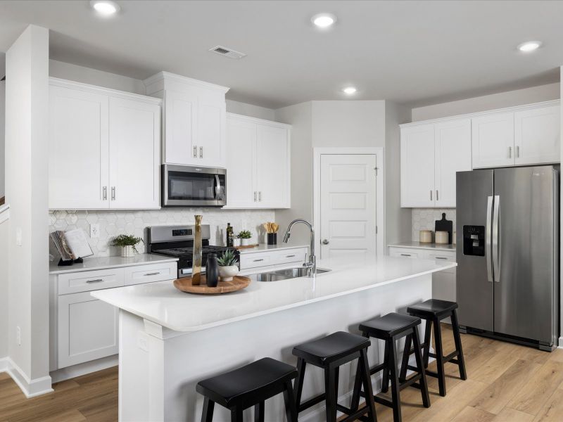 Furnished interior view inside a new home in Northbrook Village Townes, Taylors (Image 4).