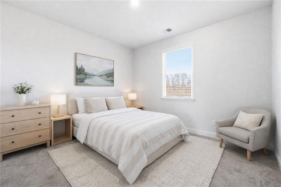 Furnished interior view inside a new home in Carmichael Farms, Canton (Image 13).