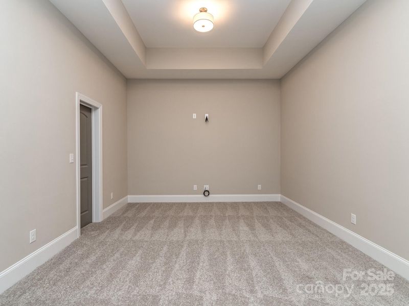 Representative photo of proposed flex room/ media/ workout