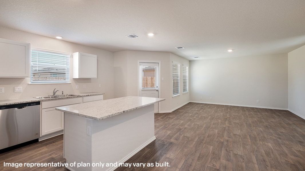 Furnished interior view inside a new home in Riverstone at Westpointe, San Antonio (Image 3).