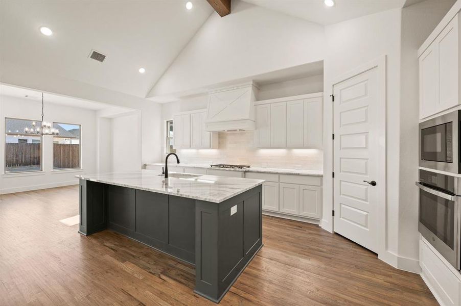 Furnished interior view inside a new home in Parks of Aledo, Aledo (Image 8).