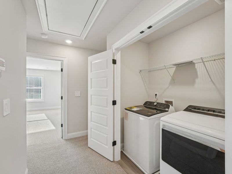 Furnished interior view inside a new home in Hemingway - Highland Series, Cumming (Image 11).