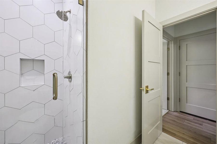 Close-up of interior finishes inside a home in , North Richland Hills (Image 17).