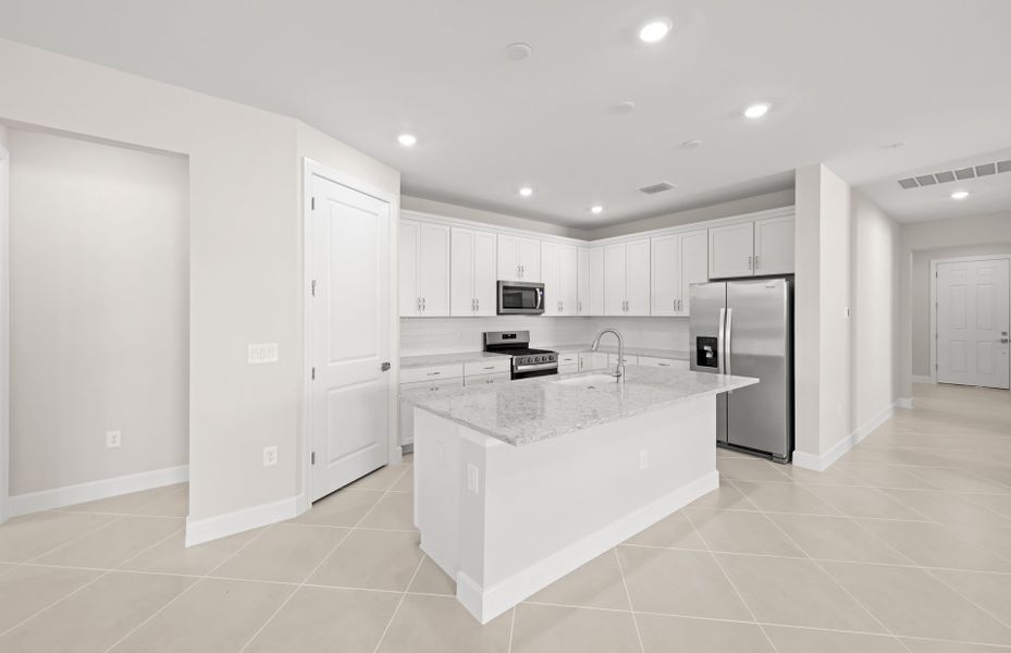 Furnished interior view inside a new home in Del Webb Oak Creek, North Fort Myers (Image 3). Furnished interior view inside a new home in Del Webb Oak Creek, North Fort Myers (Image 3).