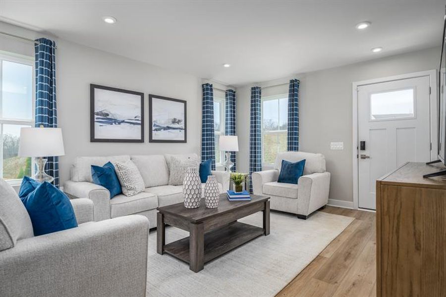 Furnished interior view inside a new home in Course Club at Prince Creek, Murrells Inlet (Image 8). Furnished interior view inside a new home in Course Club at Prince Creek, Murrells Inlet (Image 8).