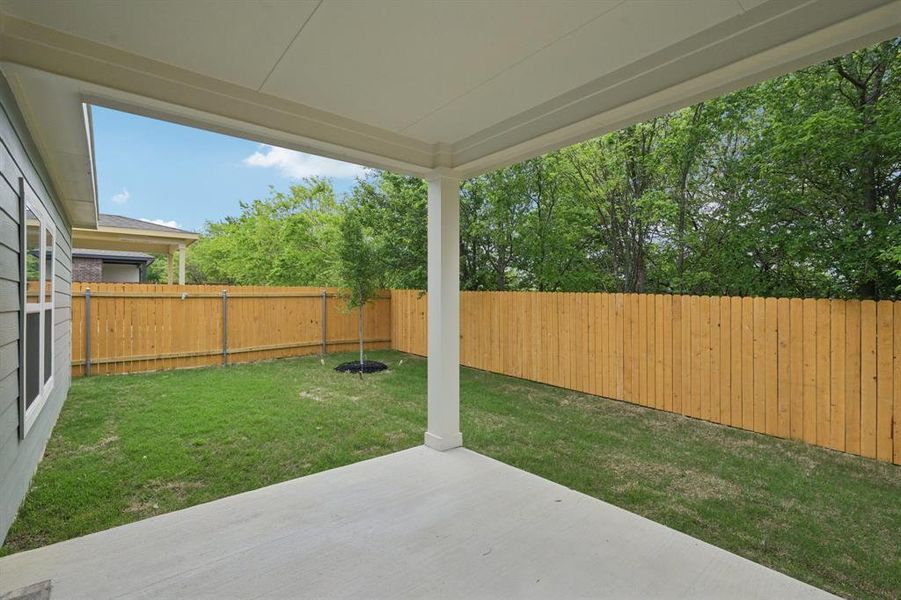 Exterior details and patio area of a home in Sperling Farms, Ferris (Image 25). Exterior details and patio area of a home in Sperling Farms, Ferris (Image 25).