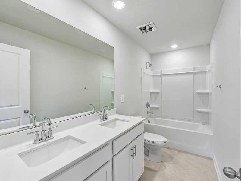 Furnished interior view inside a new home in Seattle Crossing, Shelby (Image 12).