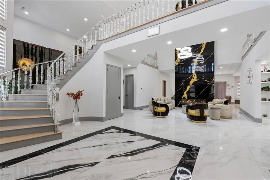 Furnished interior view inside a new home in , Stone Mountain (Image 46).