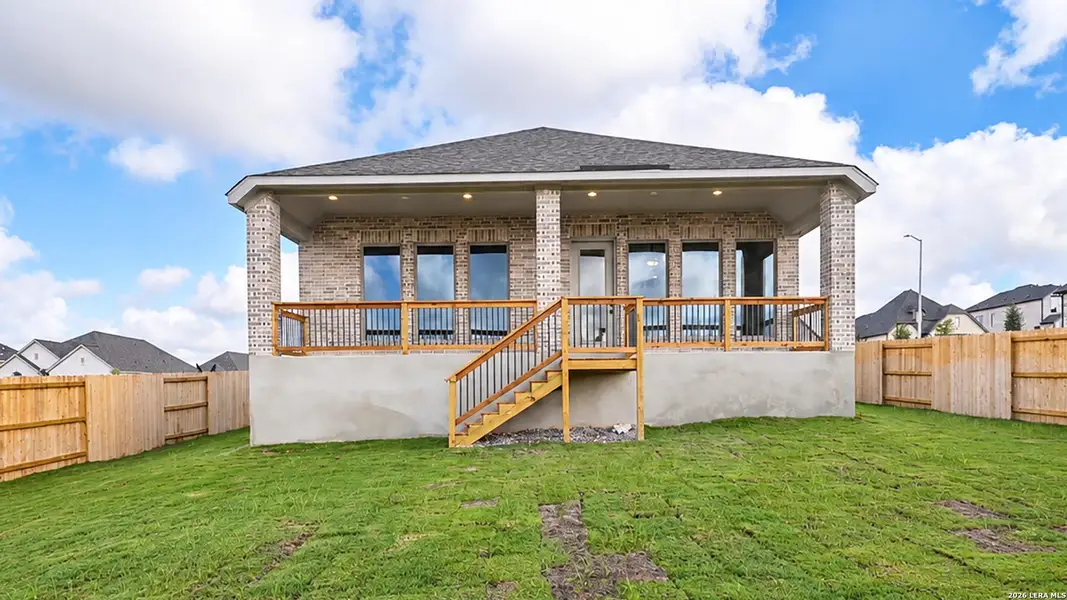 Exterior details and patio area of a home in Homestead, Schertz (Image 3). Exterior details and patio area of a home in Homestead, Schertz (Image 3).