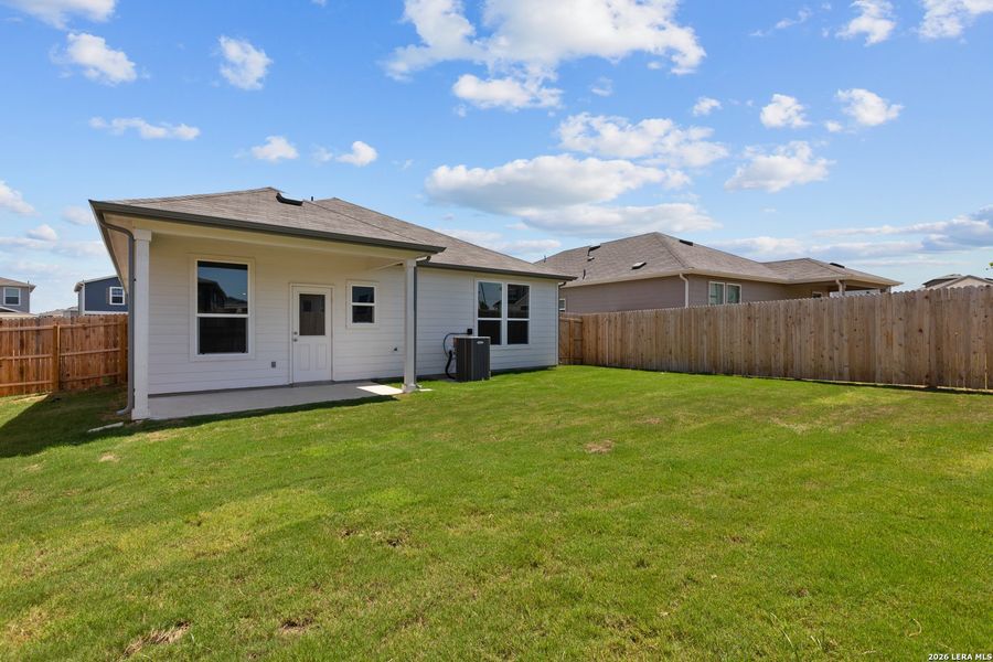 Exterior details and patio area of a home in Corley Farms, Boerne (Image 3).