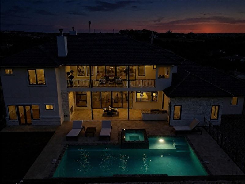 Exterior details and patio area of a home in , Austin (Image 4).