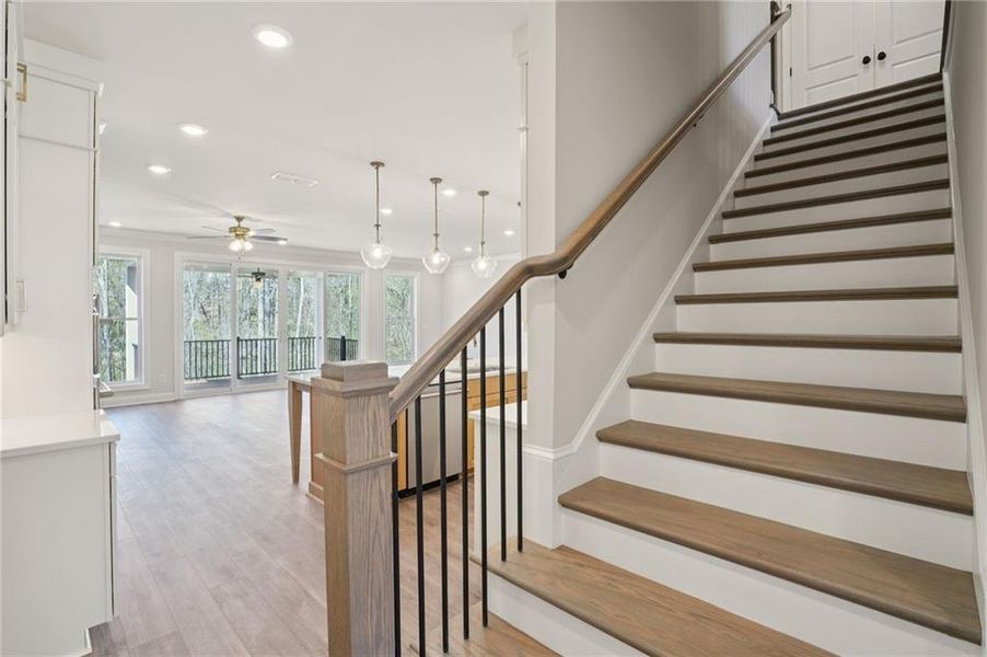 Spacious, unfurnished interior of a new home in Waterside Townhomes, Peachtree Corners (Image 31).