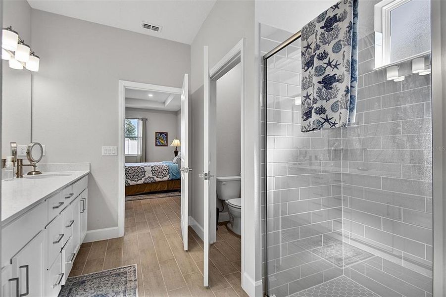 Furnished interior view inside a new home in , Palm Coast (Image 58).