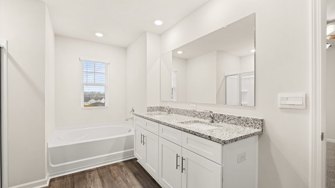 Furnished interior view inside a new home in Southwind Village, Evans (Image 10).