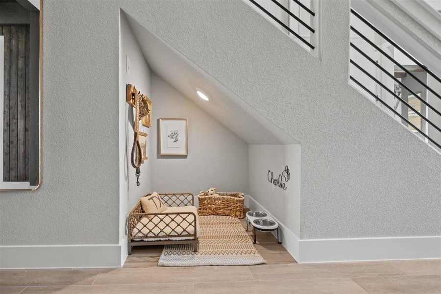 Furnished interior view inside a new home in Sweetwater, Austin (Image 24).