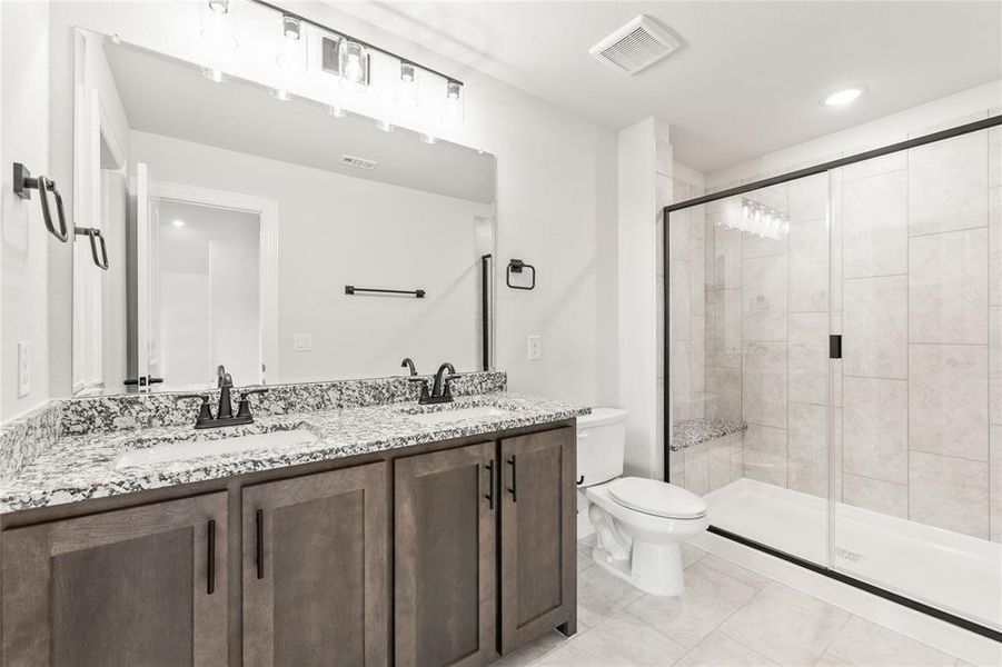 Furnished interior view inside a new home in Ridgepoint, Midlothian (Image 9).