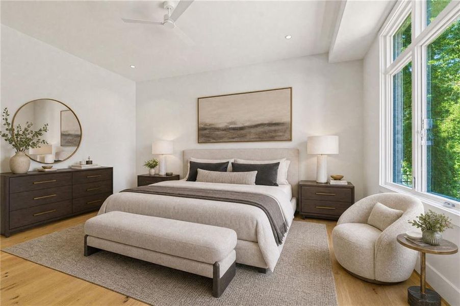 Furnished interior view inside a new home in , Atlanta (Image 10). Furnished interior view inside a new home in , Atlanta (Image 10).