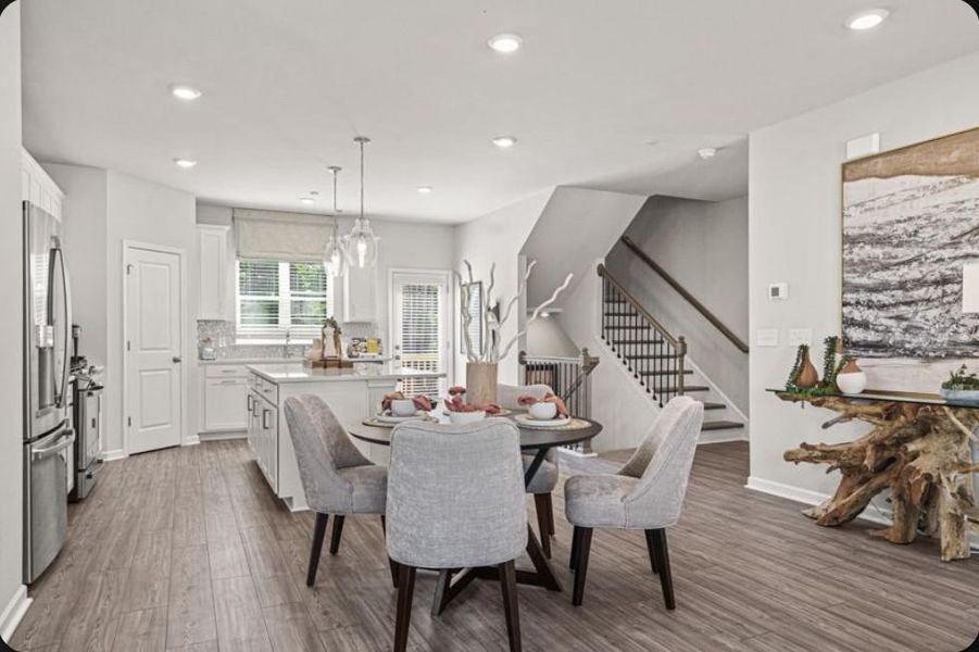 Furnished interior view inside a new home in Rosewood Farm, Lawrenceville (Image 14).
