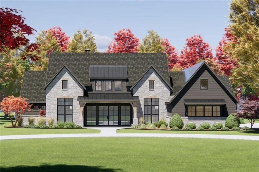 Front exterior of a new home in , Rome, GA, highlighting curb appeal (Image 10).