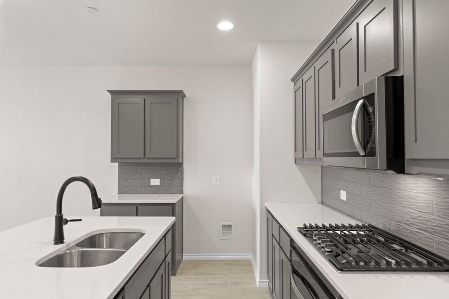 Front exterior of a new home in Creekshaw, Royse City, TX, highlighting curb appeal (Image 11).