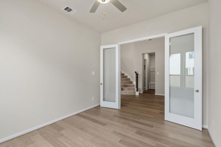 Spacious, unfurnished interior of a new home in Bridgeland, Cypress (Image 28).