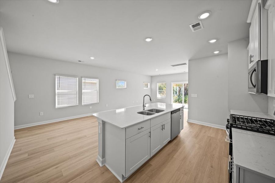 Furnished interior view inside a new home in Village at White Pine, Pendleton (Image 6).