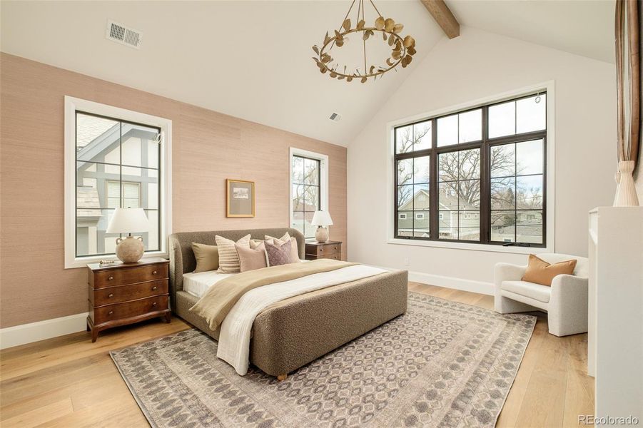 Furnished interior view inside a new home in , Denver (Image 33).