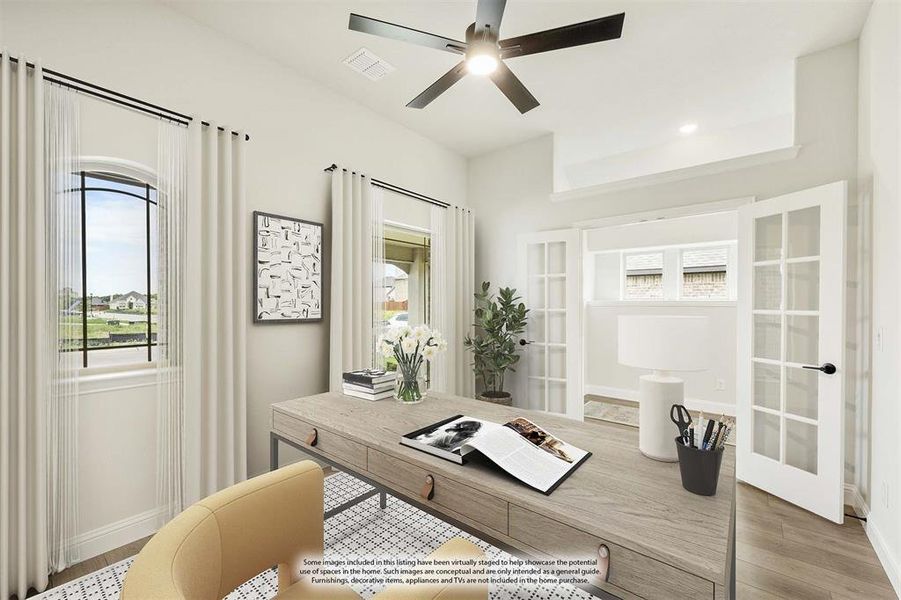 Furnished interior view inside a new home in Sunset Ridge, Alvarado (Image 15). Furnished interior view inside a new home in Sunset Ridge, Alvarado (Image 15).